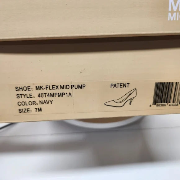 Michael kors flex mid pump Navy color patent Leather - Picture 10 of 11